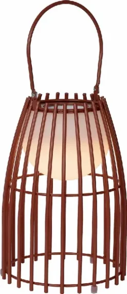 Lucide Fjara Led Tafellamp - Roestbruin