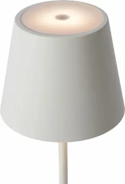 Lucide Justin Led Tafellamp - Wit -Intex VERKAUF lucide justin led tafellamp wit 9