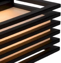 Lucide Malta Led Wandlamp - Zwart -Intex VERKAUF lucide malta led wandlamp zwart 2