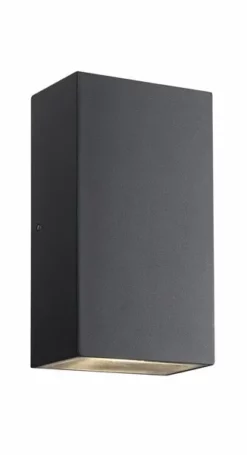 Nordlux Rold Rechthoek Led Wandlamp Zwart