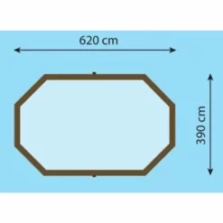 Gardipool Oblong 6.20 X 3.90 X 1.20 M Houten Zwembad -Intex VERKAUF oblong6