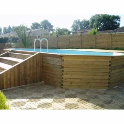 Gardipool Oblong 8.10 X 4.60 X 1.33 M Houten Zwembad -Intex VERKAUF oblong7 3