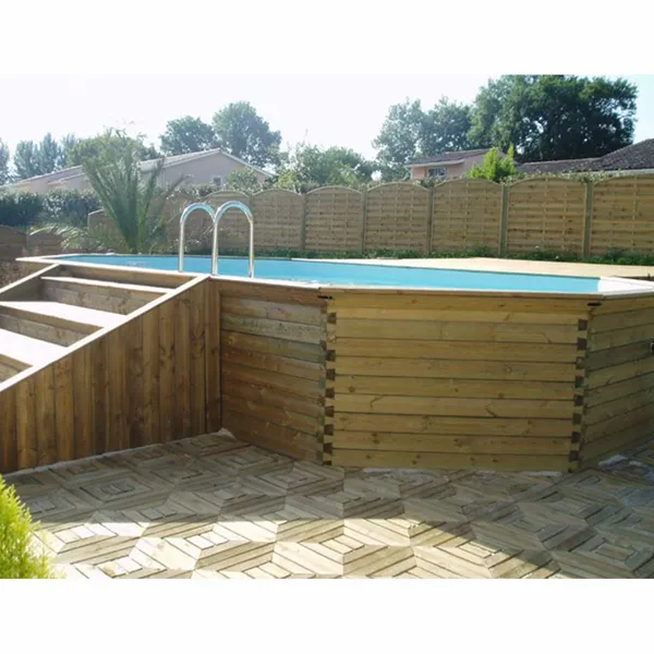Gardipool Oblong 8.10 X 4.60 X 1.46 M Houten Zwembad 6 Gardipool Oblong 8.10 X 4.60 X 1.46 M Houten Zwembad - Afbeelding 6