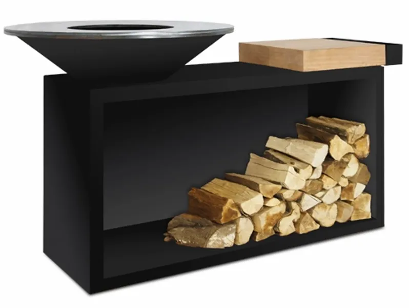 OFYR Island Black 85 Teak Wood 1 OFYR Island Black 85 Teak Wood