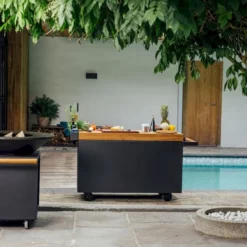 OFYR Mise En Place Table 135 PRO Black - Teak Wood -Intex VERKAUF ofyr mise en place table 135 pro black teak wood 5