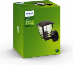 Philips MyGarden Creek Up E27 Wandlamp - Zwart -Intex VERKAUF philips mygarden creek up e27 wandlamp zwart 3