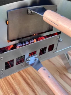 BASTE Pizza Oven Buiten Pellets/houtskool/hout - RVS -Intex VERKAUF psl03 2