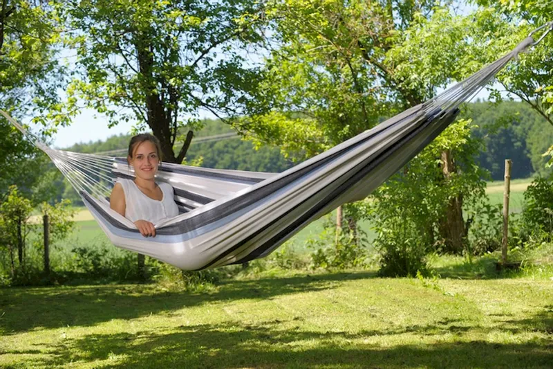 Amazonas Salsa 2 Persoons Hangmat - Blauw 4 Amazonas Salsa 2 Persoons Hangmat - Blauw - Afbeelding 4