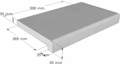 Scandi Roc Athen Randtegel - Antracit Black -Intex VERKAUF scandi roc athen randtegel afmetingen