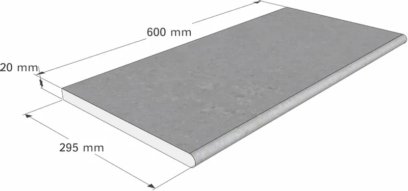 Scandi Roc Maranello Randtegel - Royal Grey 2 Scandi Roc Maranello Randtegel - Royal Grey - Afbeelding 2