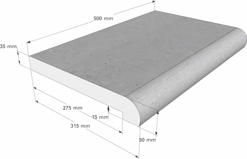 Scandi Roc Nevada Randtegel - Off White 4 Scandi Roc Nevada Randtegel - Off White - Afbeelding 4