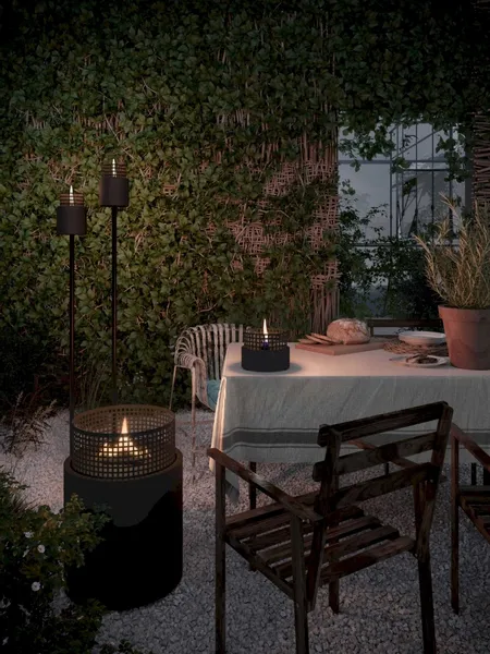 Tenderflame Signal Hill 12 Pole Tafelhaard - Zwart 3 Tenderflame Signal Hill 12 Pole Tafelhaard - Zwart - Afbeelding 3