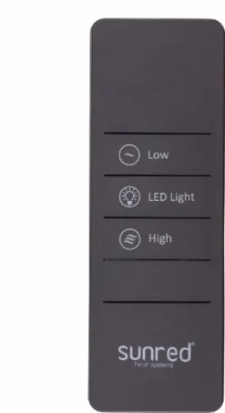 Sunred Heater Artix Hanging 1800 Terrasverwarmer - Grijs -Intex VERKAUF sunred heater artix hanging grey 1800 terrasverwarmer 4