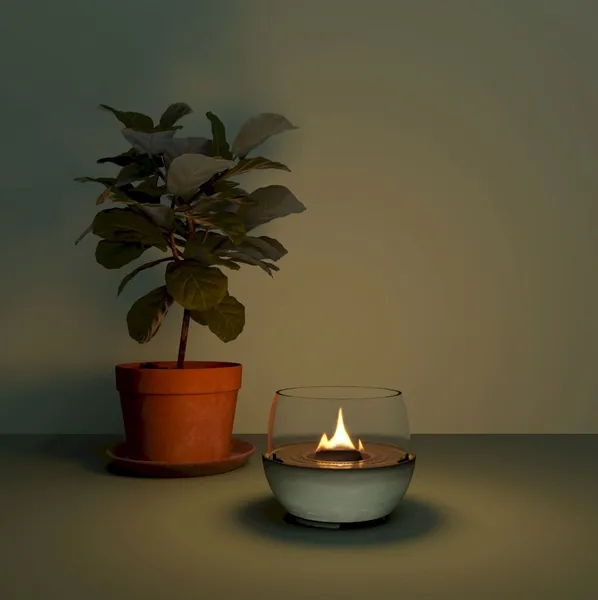 Tenderflame Tulip 14 Tafelhaard - Groen 3 Tenderflame Tulip 14 Tafelhaard - Groen - Afbeelding 3