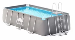 W'eau Steel Frame Zwembad - 549 X 305 X 122 Cm - Met Filterpomp En Accessoires